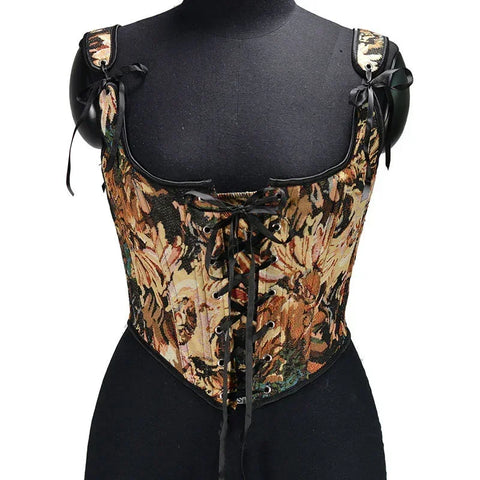 Corset Top Body Shaper Camis Shirt Woman Clothes Waist Trainer Ladies Underbust y2k Blusa Lolita Bustiers