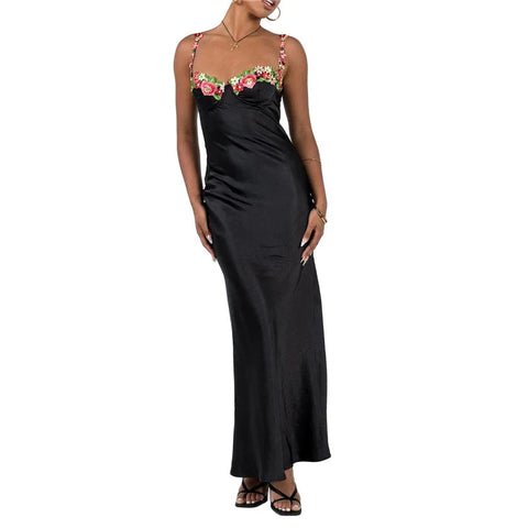 Corset Dresses for y2k Low Cut Satin Spaghetti Strap Sleeveless Bodycon Dresses Going Out Party Dresses
