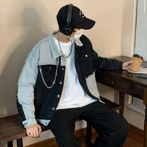 Denim Jackets Vintage American Streetwear Tooling M-3XL Baggy Y2k Clothing Teens Personal Stylish Harajuku College Chaqueta