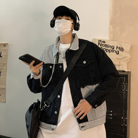 Denim Jackets Vintage American Streetwear Tooling M-3XL Baggy Y2k Clothing Teens Personal Stylish Harajuku College Chaqueta