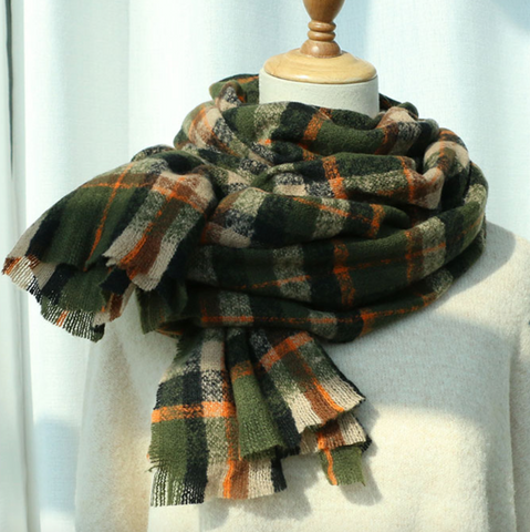 Fall Plaid Scarf