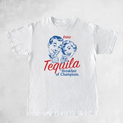 Genießen Sie Tequila Retro T-Shirt