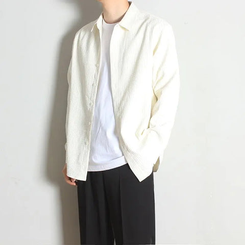 Turn-down Collar Long Sleeve Solid Blouse Clothing Simplicity Pocket Button All-match Y2K Shirts