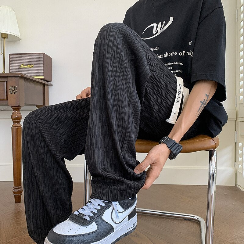 Casual Pants Loose Large Size High Elastic Floor Dragging Pants Street Y2k Trousers M-5x
