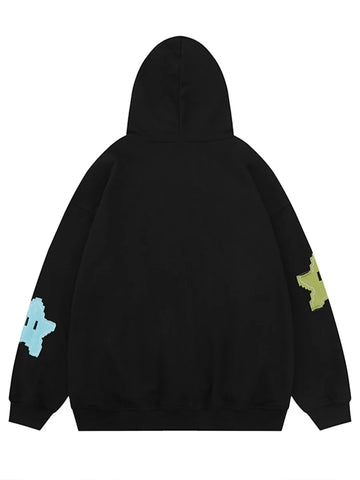 s Oversized Zip Up Hoodies Sweatshirts Y2K Clothes Cute Teen Girl Fall Casual Drawstring Jackets with Pockets