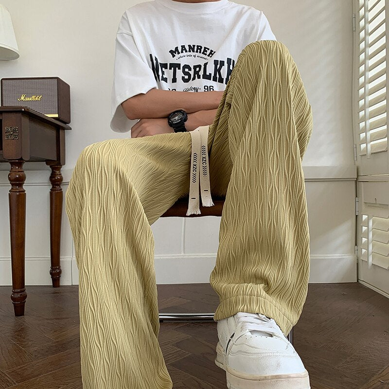 Casual Pants Loose Large Size High Elastic Floor Dragging Pants Street Y2k Trousers M-5x