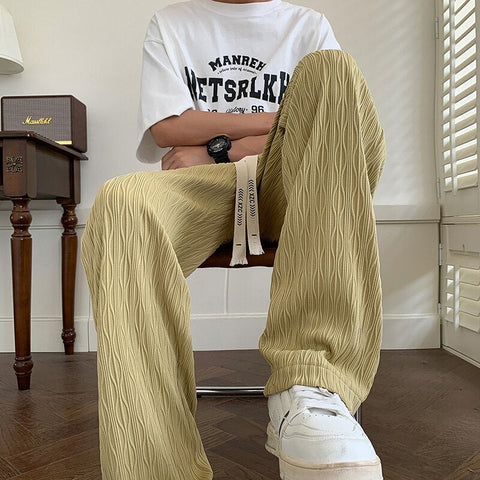 Casual Pants Loose Large Size High Elastic Floor Dragging Pants Street Y2k Trousers M-5x