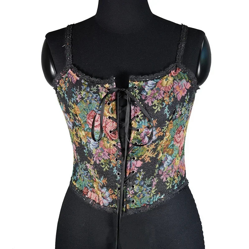 Corset Top Body Shaper Camis Shirt Woman Clothes Waist Trainer Ladies Underbust y2k Blusa Lolita Bustiers