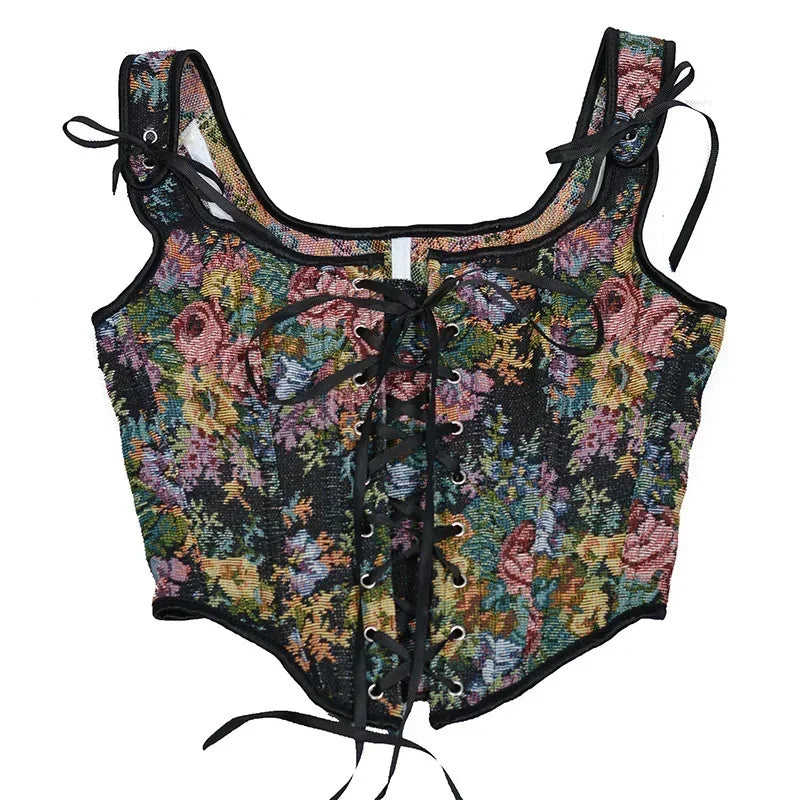 Corset Top Body Shaper Camis Shirt Woman Clothes Waist Trainer Ladies Underbust y2k Blusa Lolita Bustiers
