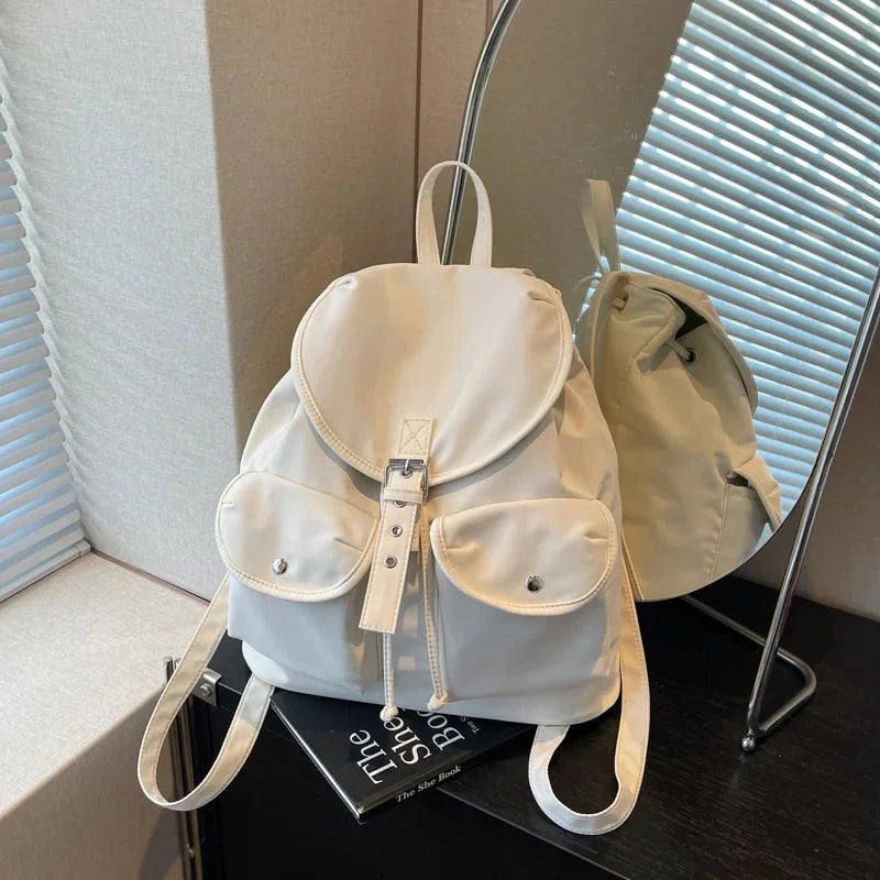 Japanese College Students Backpack Trendy All Match Schoolbags Vintage Y2k Aesthetic Casual Backpacks Streetwear