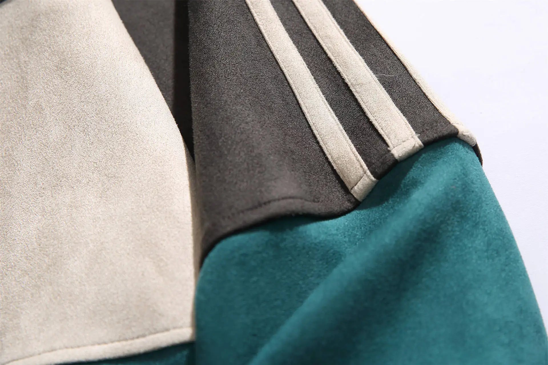 Voguable  Y2k Sweatshirts Suede Hip Hop And Couple Sports Pullovers China-Chic Loose Versatile Casual Tops Spliced