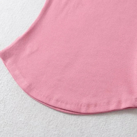 y2k Crop Tops Vest Solid Color Mock Neck Sleeveless Stretchy T Shirts 2000s Aesthetic Clothing Streetwear