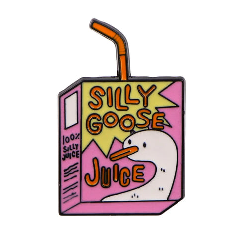 Pin de esmalte de jugo de ganso