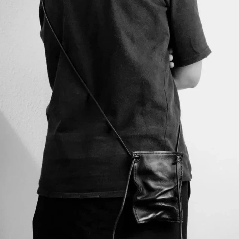 Luxury Design Y2k Aesthetic Mini Cellphone Bag Pleated Vintage Punk Shoulder Bags Pu Soft Leather Trend Handbags Crossbody
