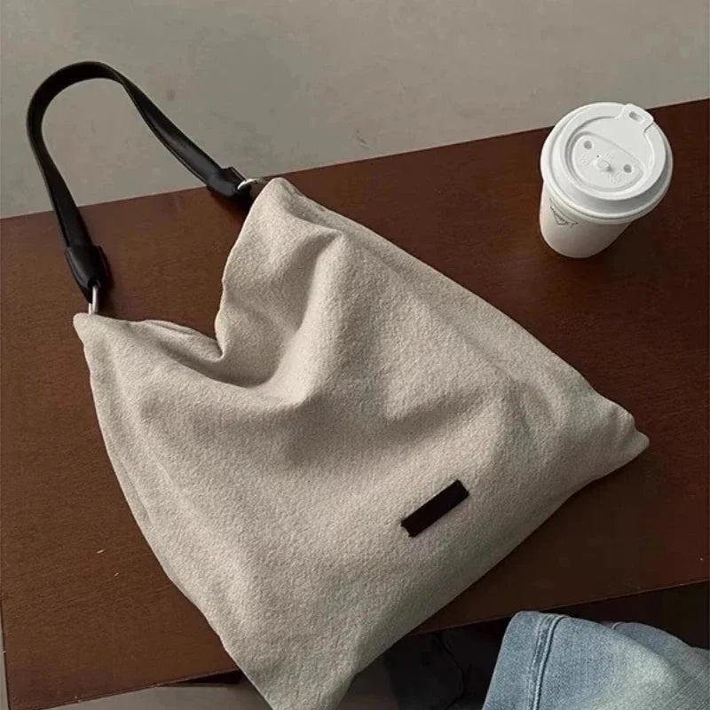 Simple Casual Handbags Streetwear All Match Shoulder Bags Trendy Y2k Aesthetic Chic Vintage Shoulder Bags