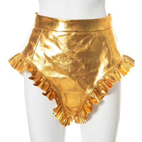Voguable  Clubwear Wide Leg Loose Casual Vintage Shorts Streetwear Woman Y2k High Waist Flared Shorts Mujer