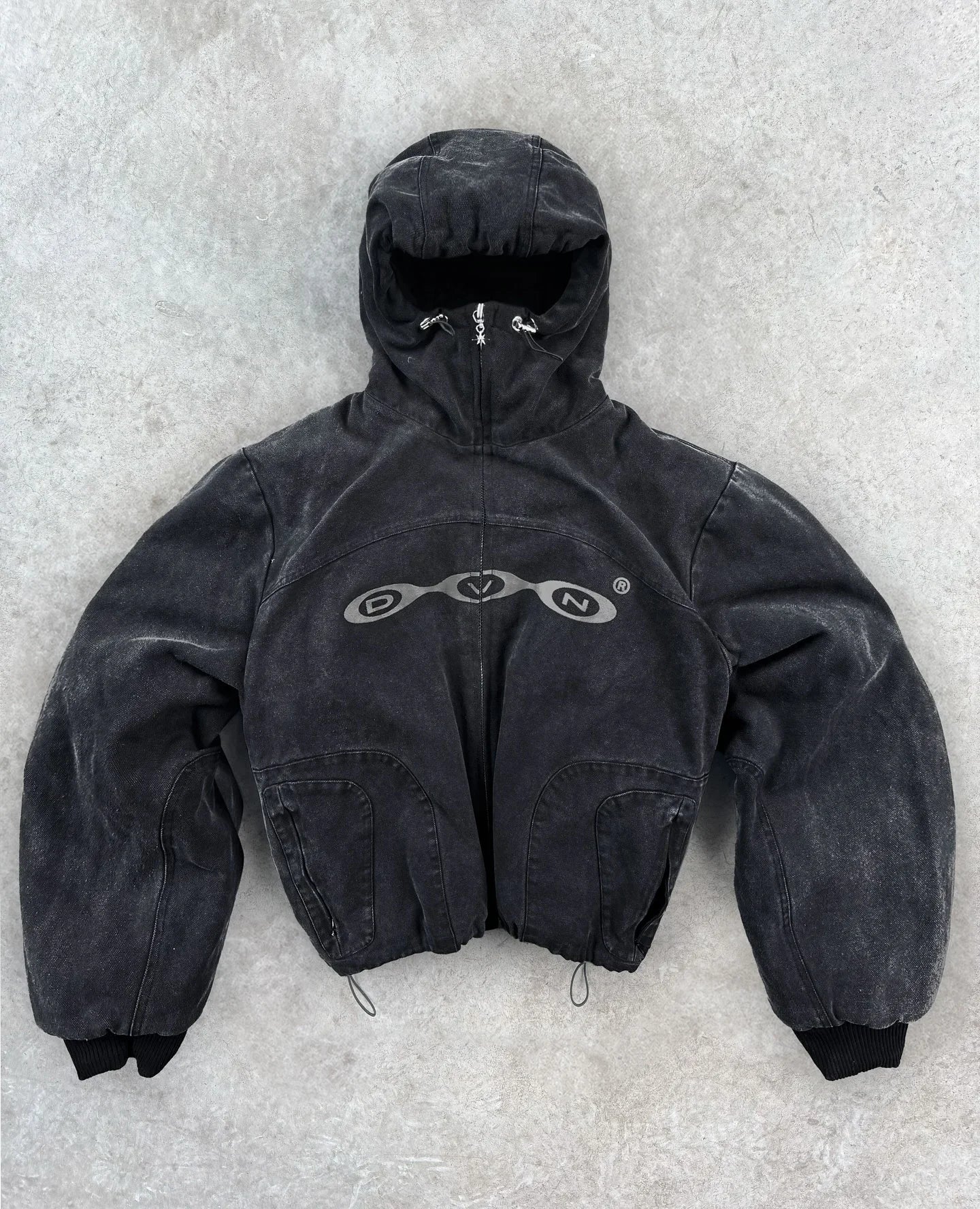 Vintage Washed Jacket Y2K Zipper Hoodie Rock Hip Hop Retro Embroidery Oversized Hoodie Sweatshirt Zipper Jackets