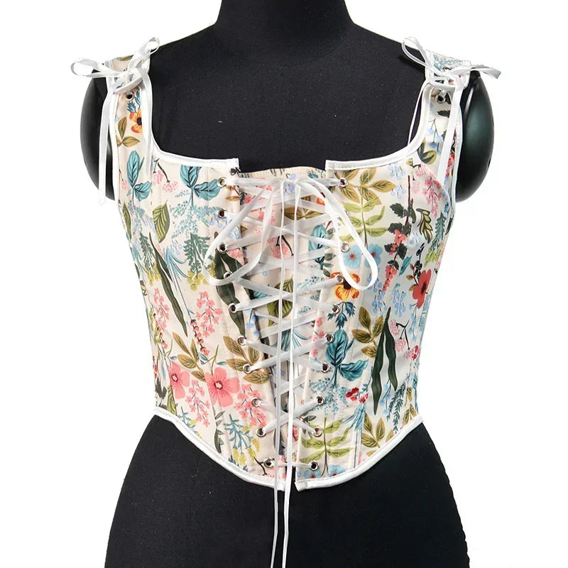 Corset Top Body Shaper Camis Shirt Woman Clothes Waist Trainer Ladies Underbust y2k Blusa Lolita Bustiers