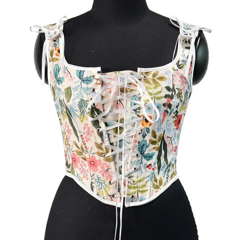 Corset Top Body Shaper Camis Shirt Woman Clothes Waist Trainer Ladies Underbust y2k Blusa Lolita Bustiers