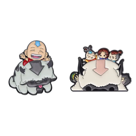 Aang and Appa Enamel Pin