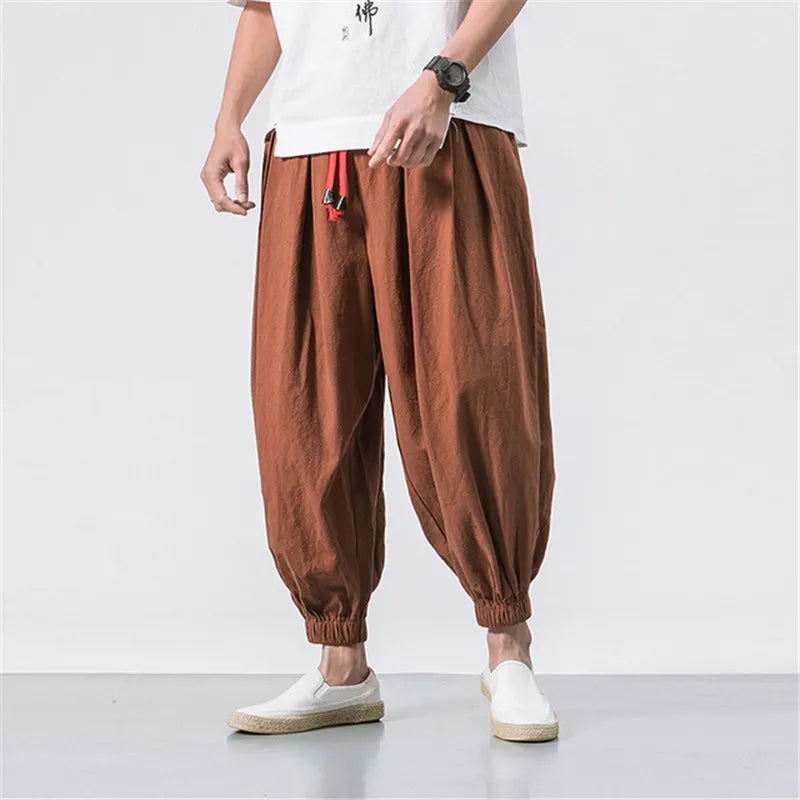 Oriental Style Wave Pants