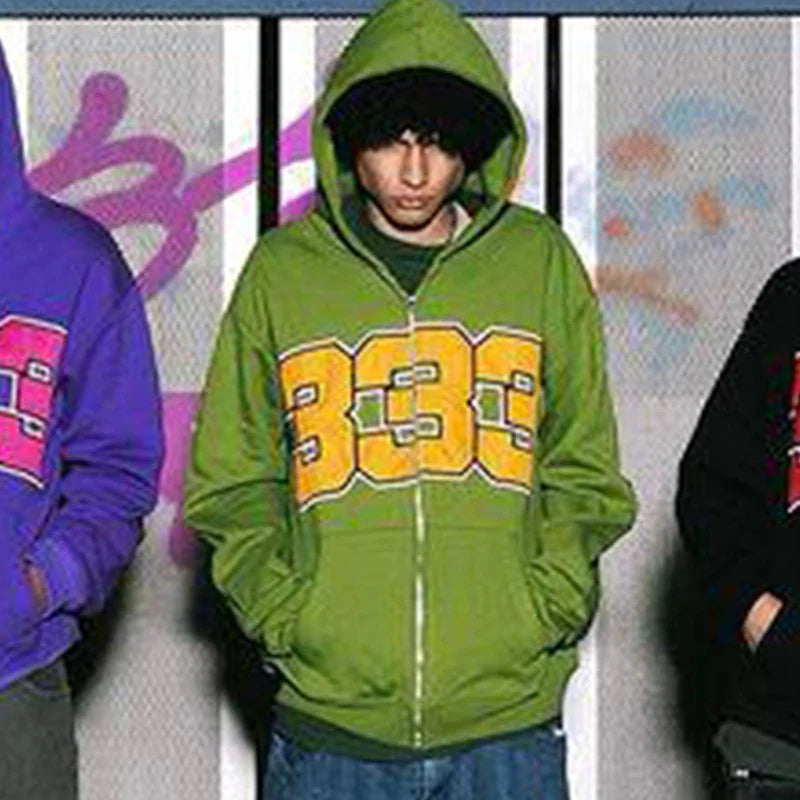 s Oversized Zip Up Hoodies Sweatshirts Y2K Clothes Cute Teen Girl Fall Casual Drawstring Jackets with Pockets