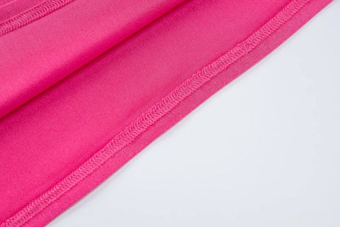 Solid Long Sleeve With Gloves Mini Dress Bodycon Streetwear Party Half Turtleneck Outfits Y2K Clothes Wholesale