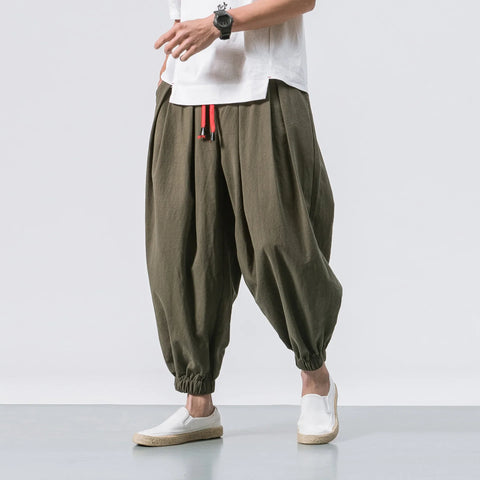 Oriental Style Wave Pants