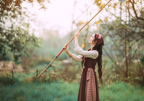 Patchwork Village Dress