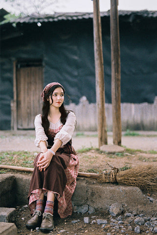 Patchwork Village Dress