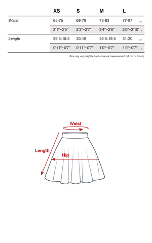 A-Line Peplum Skirt Shorts