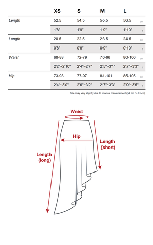 Asymmetrical Pleated Skirt