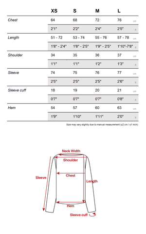 Black Two-Layered Long Sleeve Top