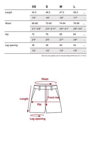 Body-Hugging Cycling Shorts with Elastic Waistband