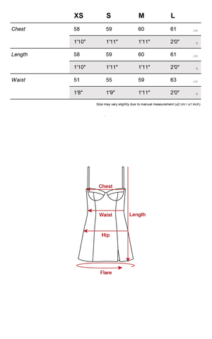 Corset Mini Dress with Plaid Layers