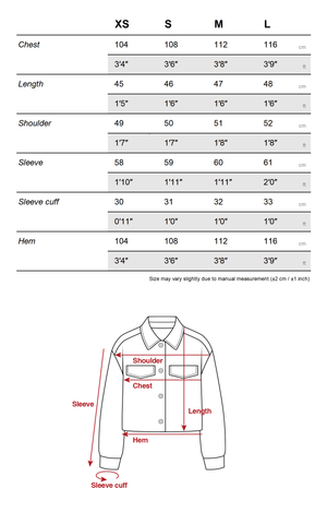 Faux Shearling Leather Jacket
