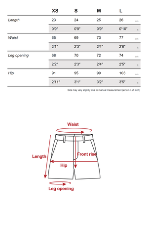 High-Waisted Wool-Blend Shorts