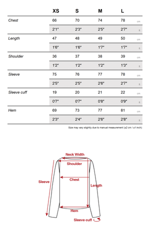 High Neck Layered Effect Long-Sleeve Top