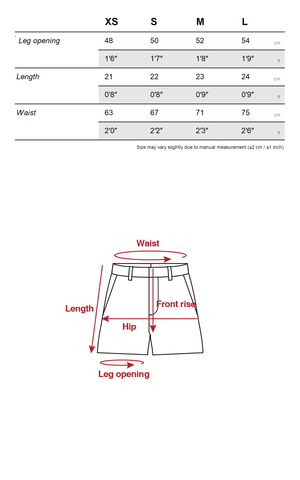Knit Texture High Waist Shorts