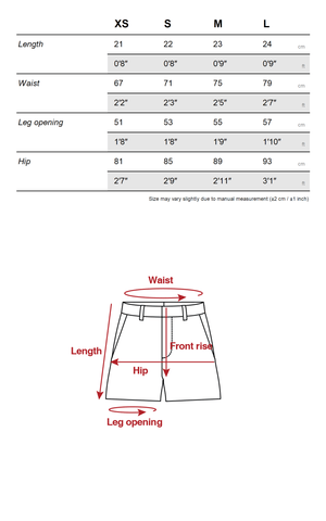 Low-Rise Denim Shorts with Rolled Hem