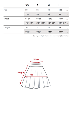 Pleated Denim Micro Skirt with Contrast Waistband