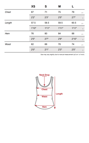 Ribbed Cotton Slim Racer Tank Top