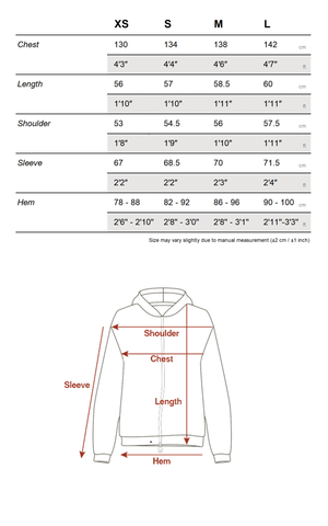 Zipped Hooded Sweatshirt Jacket