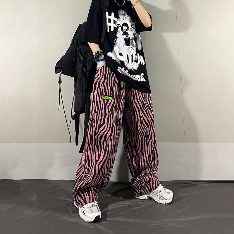 Hose mit Zebra-Print