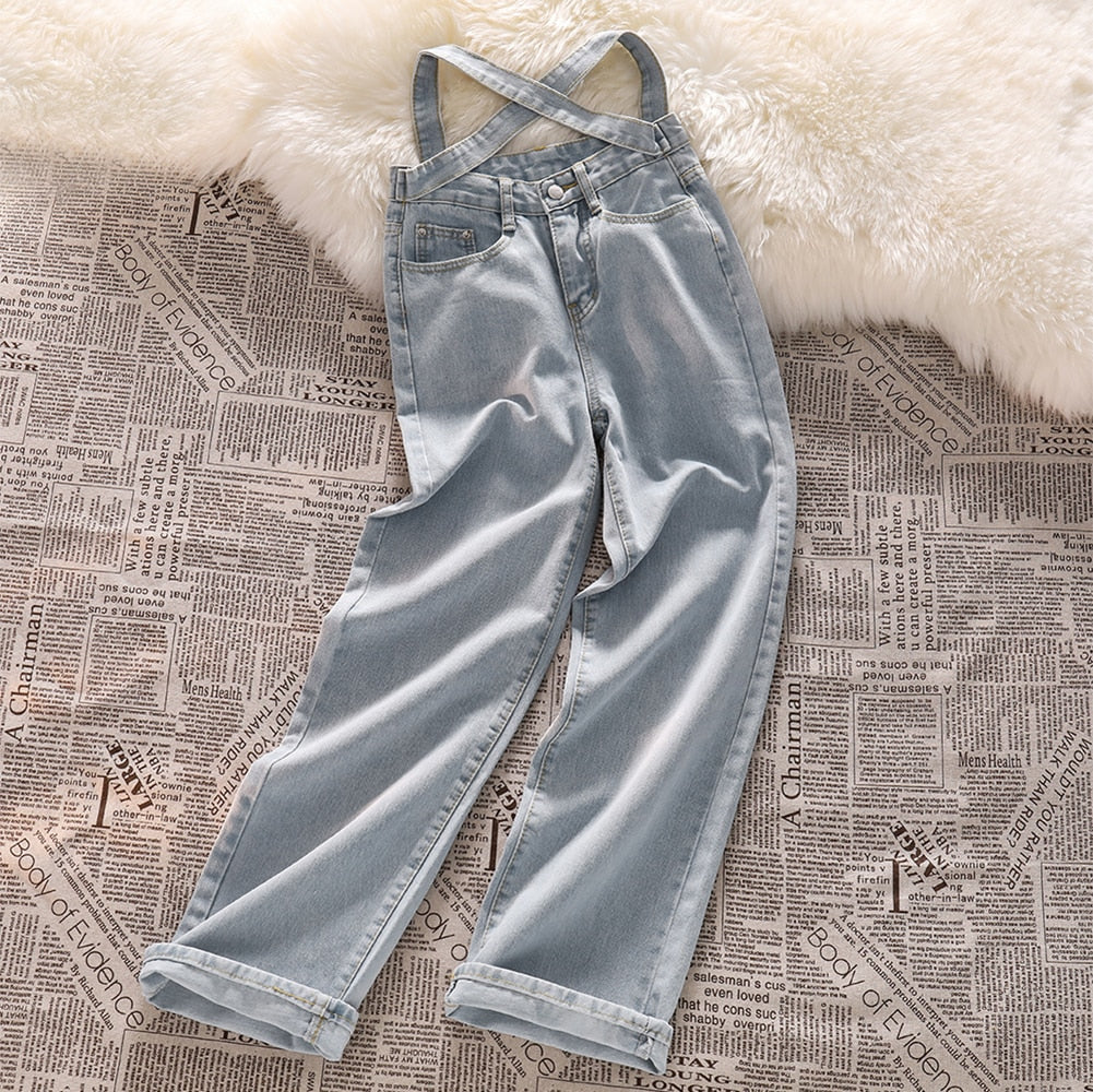 Denim Retro High Waist Hose