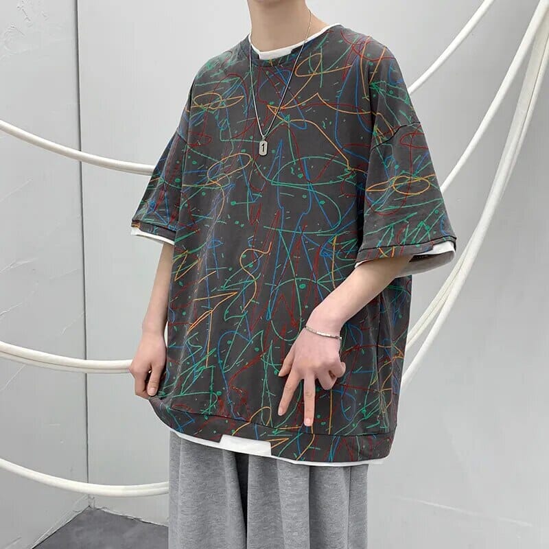 Abstract Streetwear T-Shirt