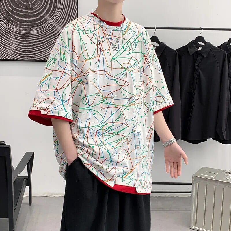 Abstract Streetwear T-Shirt