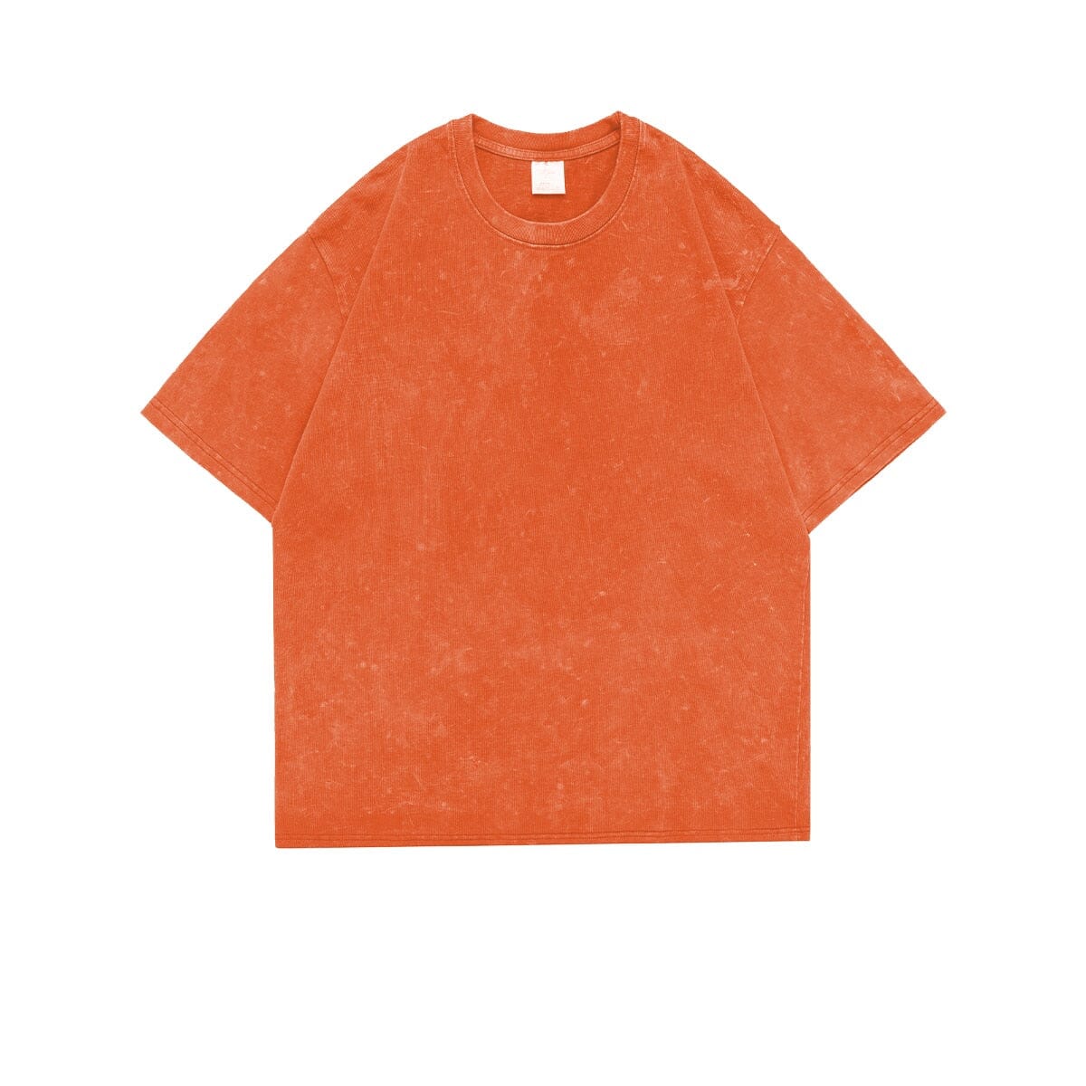 Acid-Washed Basic Oversize-T-Shirt