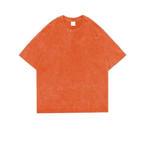 Acid-Washed Basic Oversize-T-Shirt