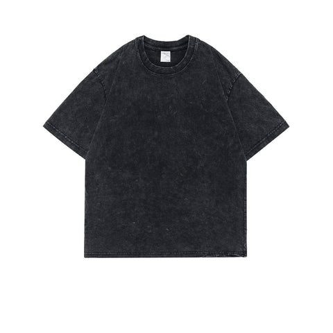 Acid-Washed Basic Oversize-T-Shirt